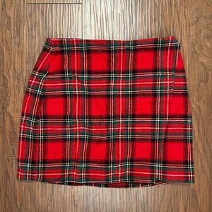 Plaid skirt